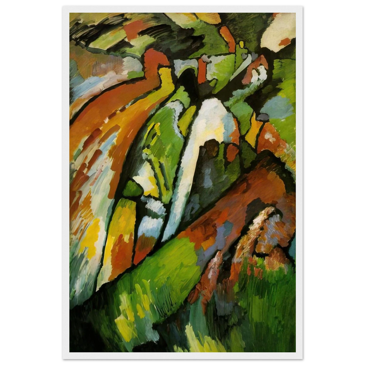 IMPROVISATION 7 1910 Framed Poster | Wassily Kandinsky Framed Prints Wall Art | Wassily Kandinsky Shop