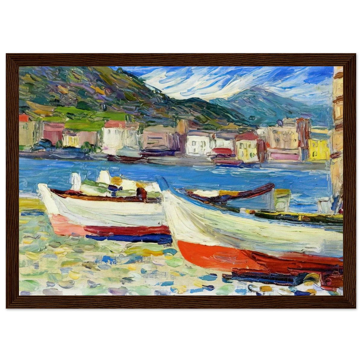 RAPALLO BOATS Framed Poster | Wassily Kandinsky Framed Prints Wall Art | Wassily Kandinsky Shop