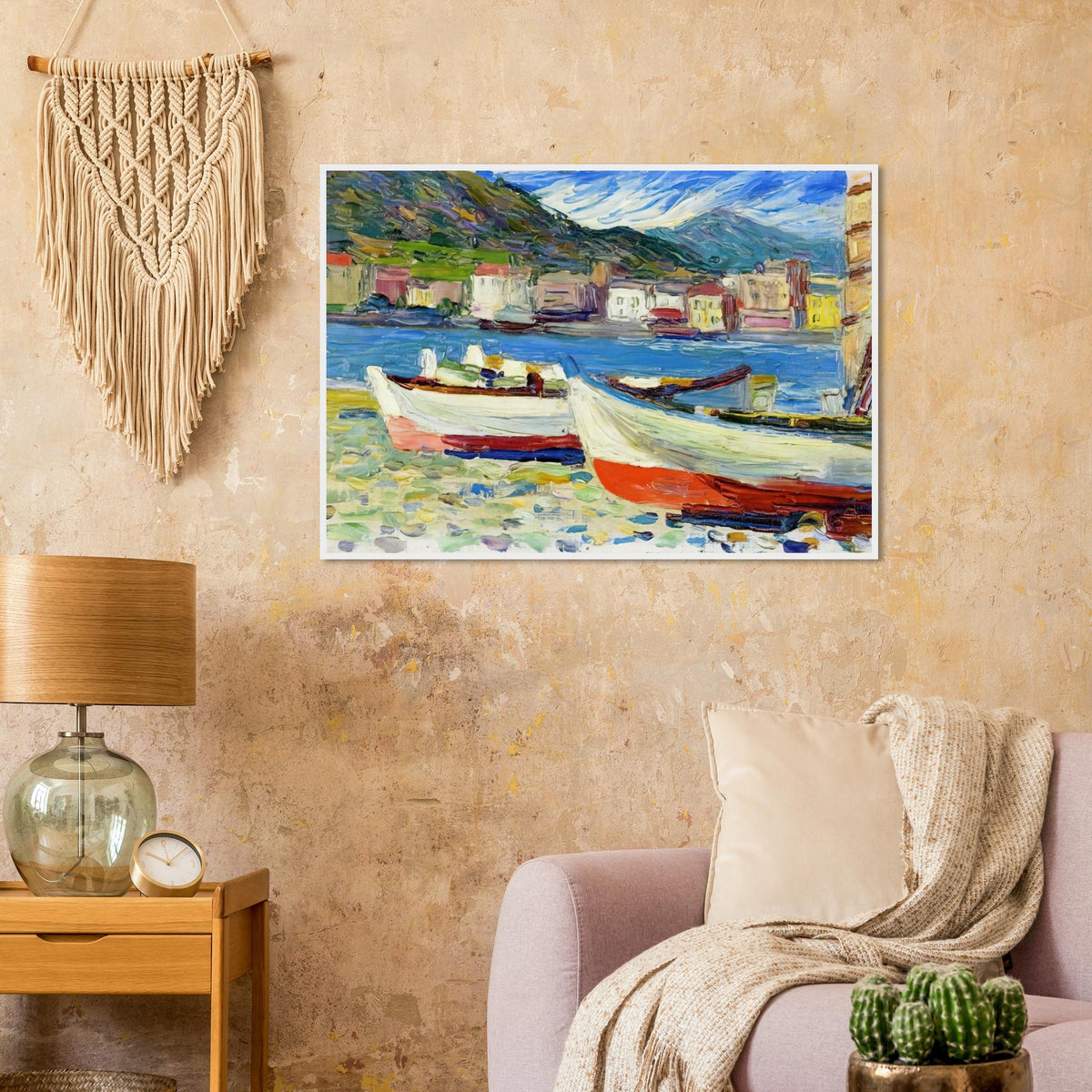 RAPALLO BOATS Framed Poster | Wassily Kandinsky Framed Prints Wall Art | Wassily Kandinsky Shop