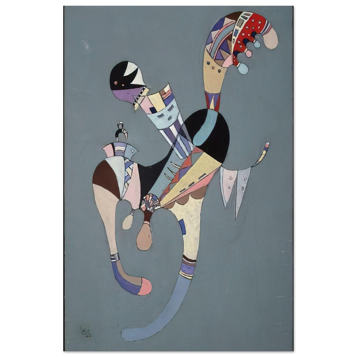 A FLOATING FIGURE 1942 Poster | Wassily Kandinsky Poster | Wassily Kandinsky Shop