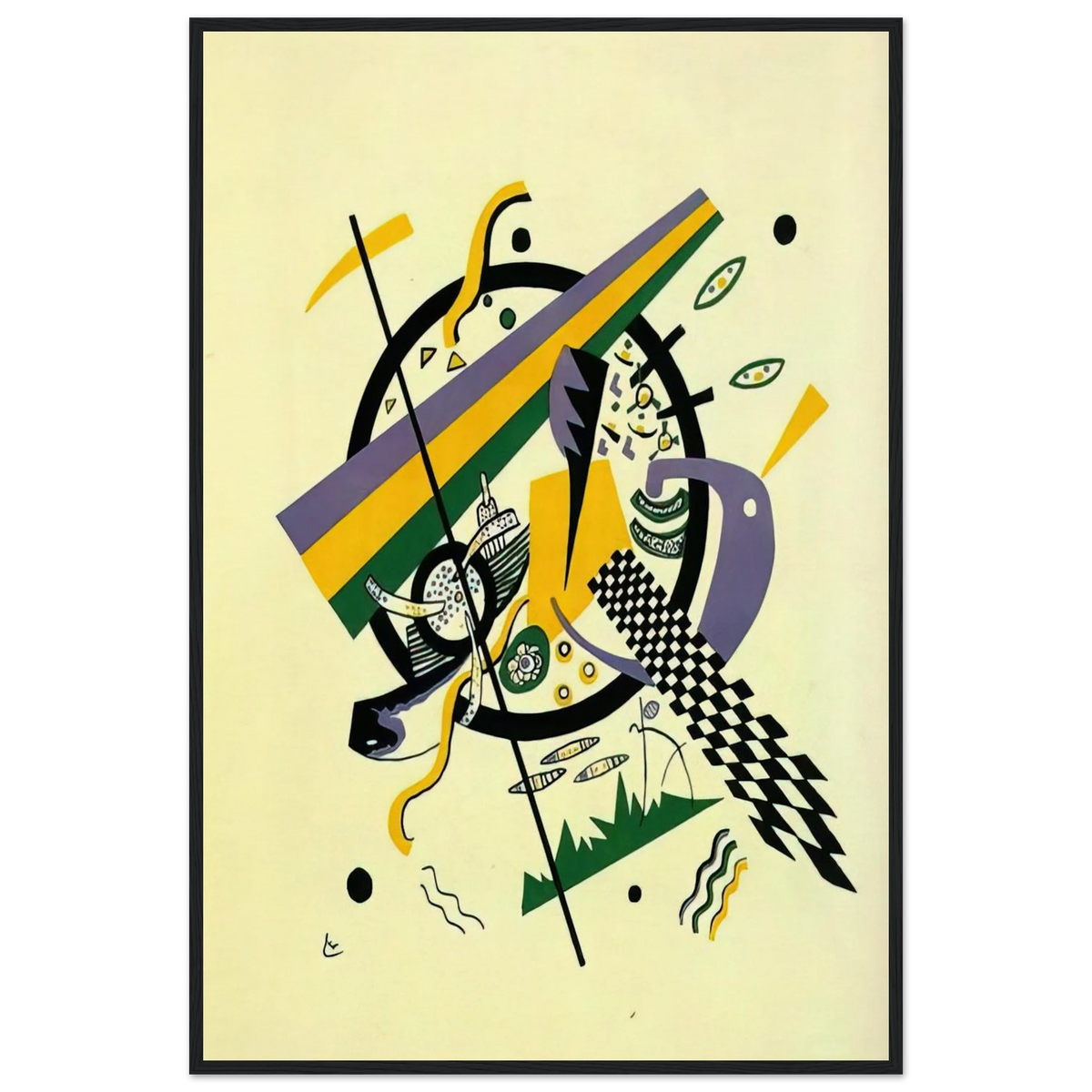 SMALL WORLDS IV 1922 Framed Poster | Wassily Kandinsky Framed Prints Wall Art | Wassily Kandinsky Shop