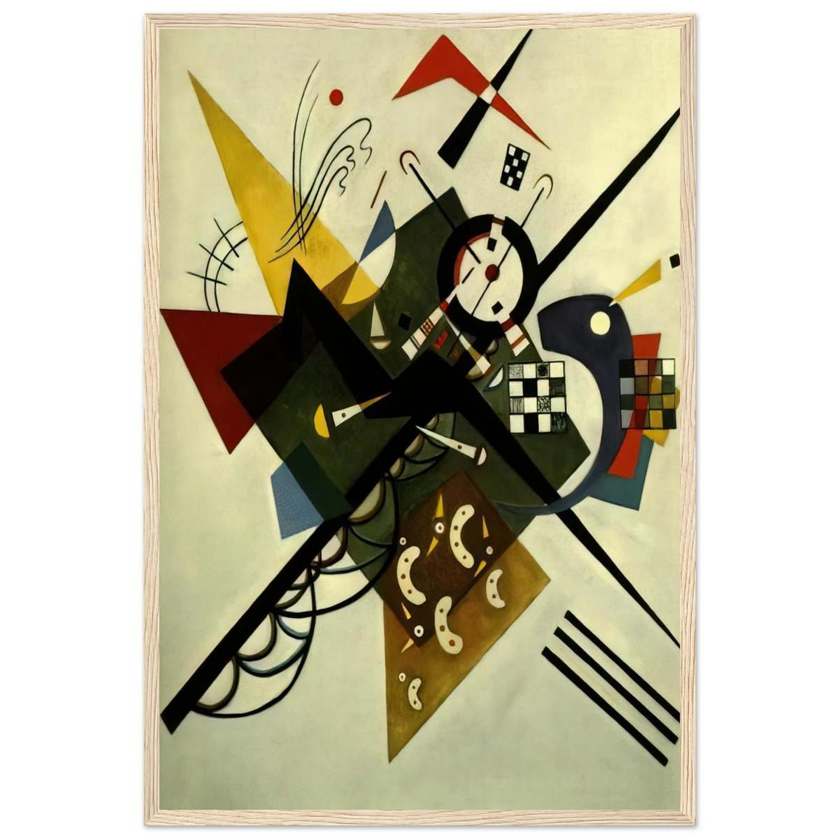ON WHITE II 1923 Framed Poster | Wassily Kandinsky Framed Prints Wall Art | Wassily Kandinsky Shop