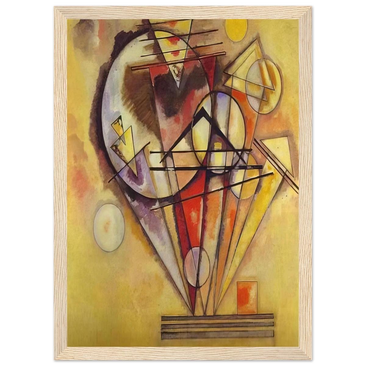 ON THE POINTS 1928 Framed Poster | Wassily Kandinsky Framed Prints Wall Art | Wassily Kandinsky Shop