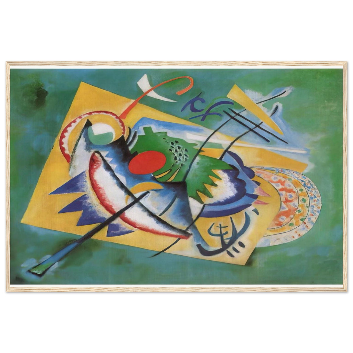 RED OVAL 1920 Framed Poster | Wassily Kandinsky Framed Prints Wall Art | Wassily Kandinsky Shop