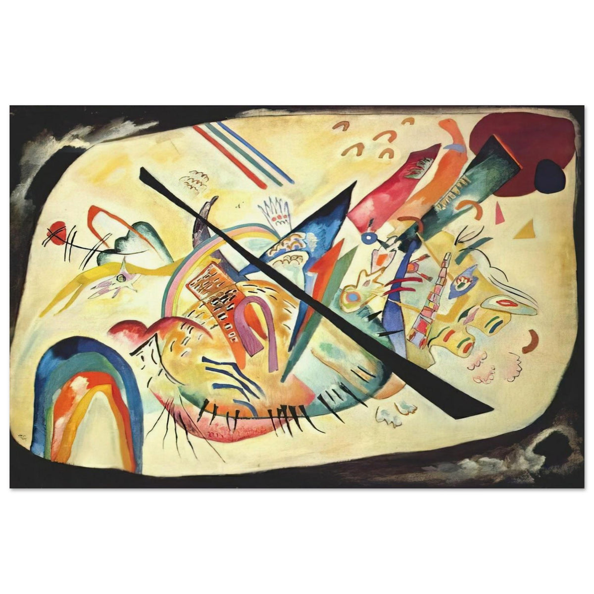WHITE OVAL 1919 Poster | Wassily Kandinsky Poster | Wassily Kandinsky Shop