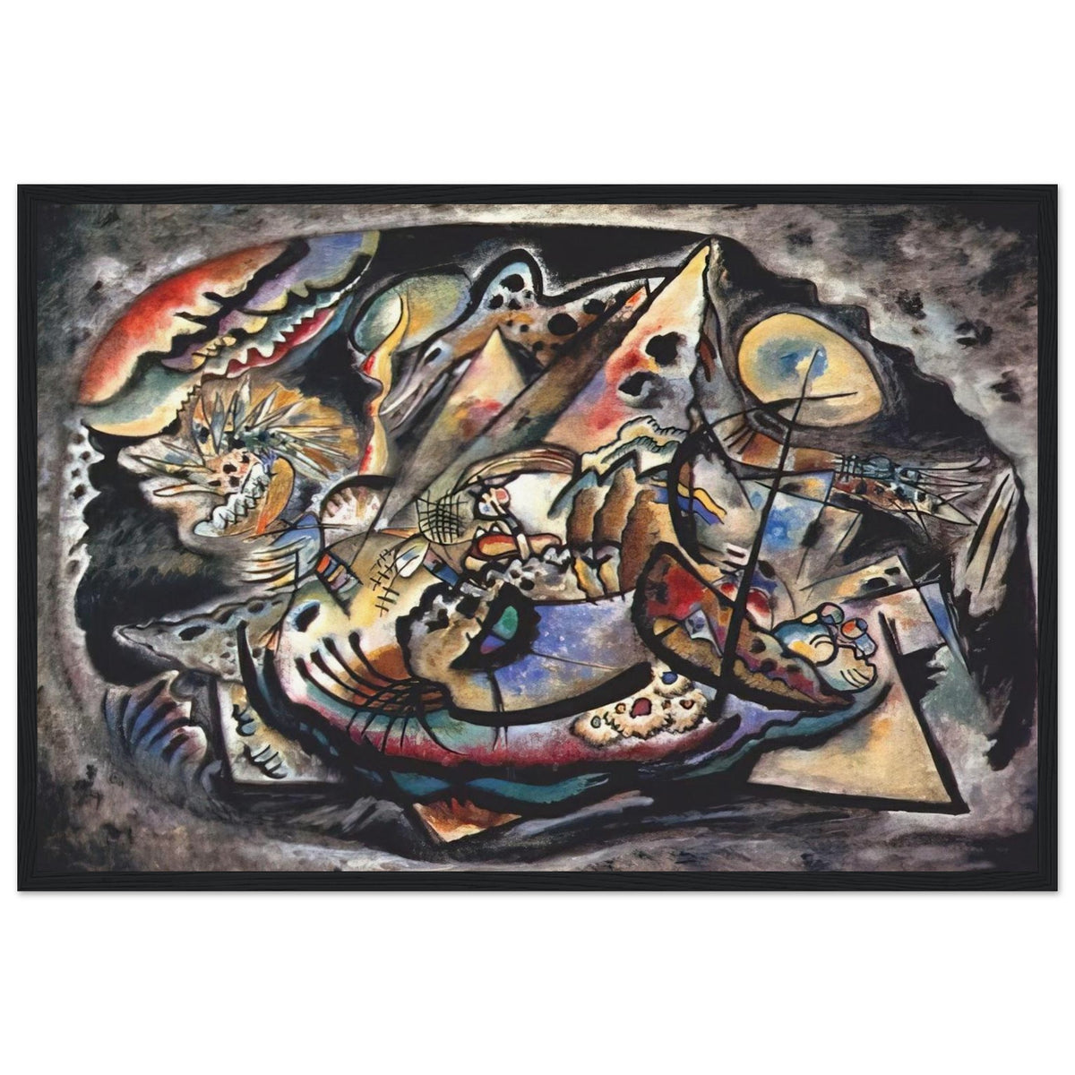 GREY OVAL 1917 Framed Poster | Wassily Kandinsky Framed Prints Wall Art | Wassily Kandinsky Shop