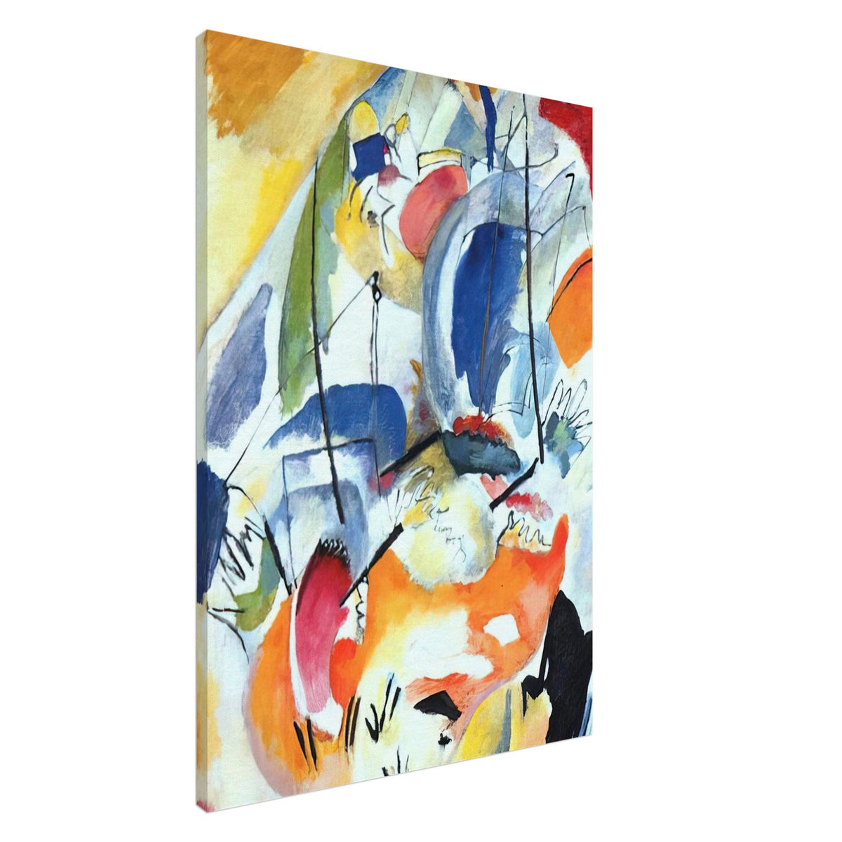 IMPROVISATION 31 SEA BATTLE 1913 Canvas | Wassily Kandinsky Canvas | Wassily Kandinsky Shop