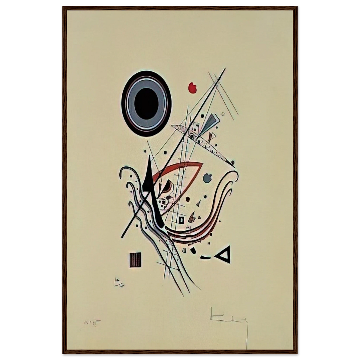 BLUE 1922 Framed Poster | Wassily Kandinsky Framed Prints Wall Art | Wassily Kandinsky Shop