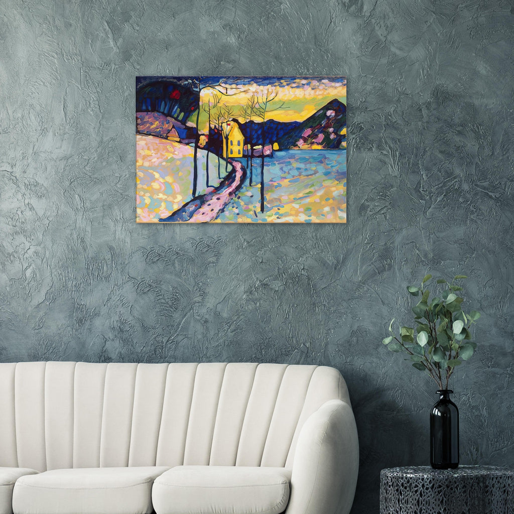 WINTER LANDSCAPE 1909 Canvas | Wassily Kandinsky Canvas | Wassily Kandinsky Shop