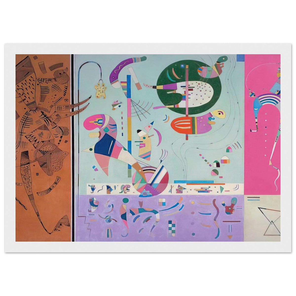 VARIOUS PARTS 1940 Framed Poster | Wassily Kandinsky Framed Prints Wall Art | Wassily Kandinsky Shop
