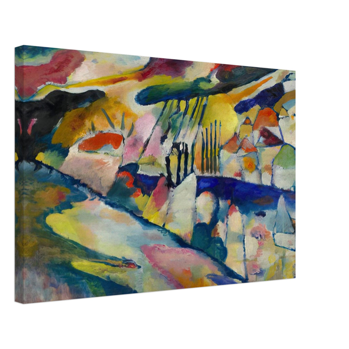 LANDSCAPE WITH RAIN 1913 Canvas | Wassily Kandinsky Canvas | Wassily Kandinsky Shop
