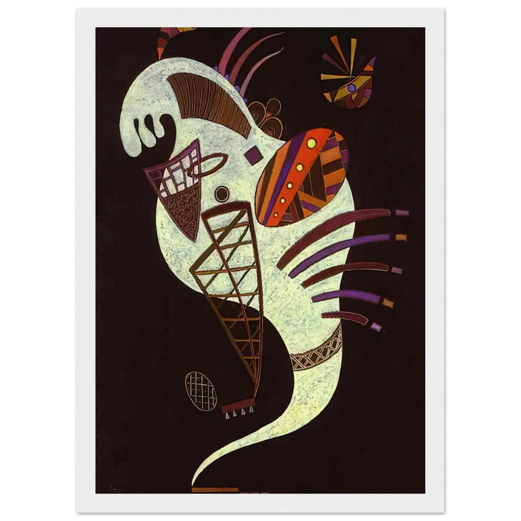 WHITE FIGURE 1943 Framed Poster | Wassily Kandinsky Framed Prints Wall Art | Wassily Kandinsky Shop