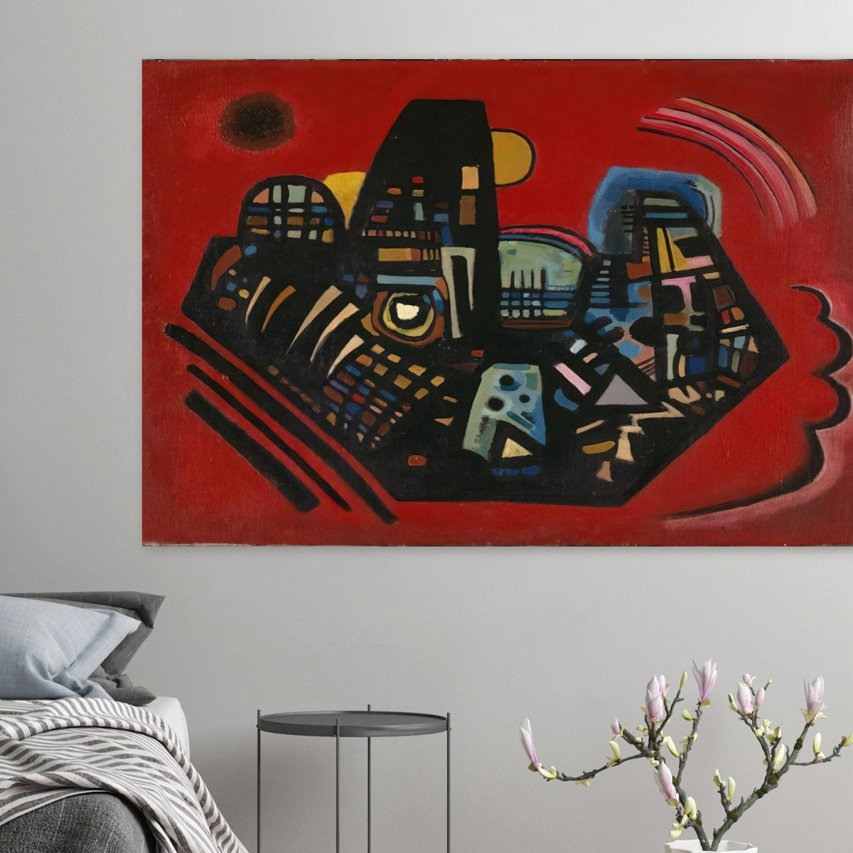 BLACK RED 1928 Poster | Wassily Kandinsky Poster | Wassily Kandinsky Shop