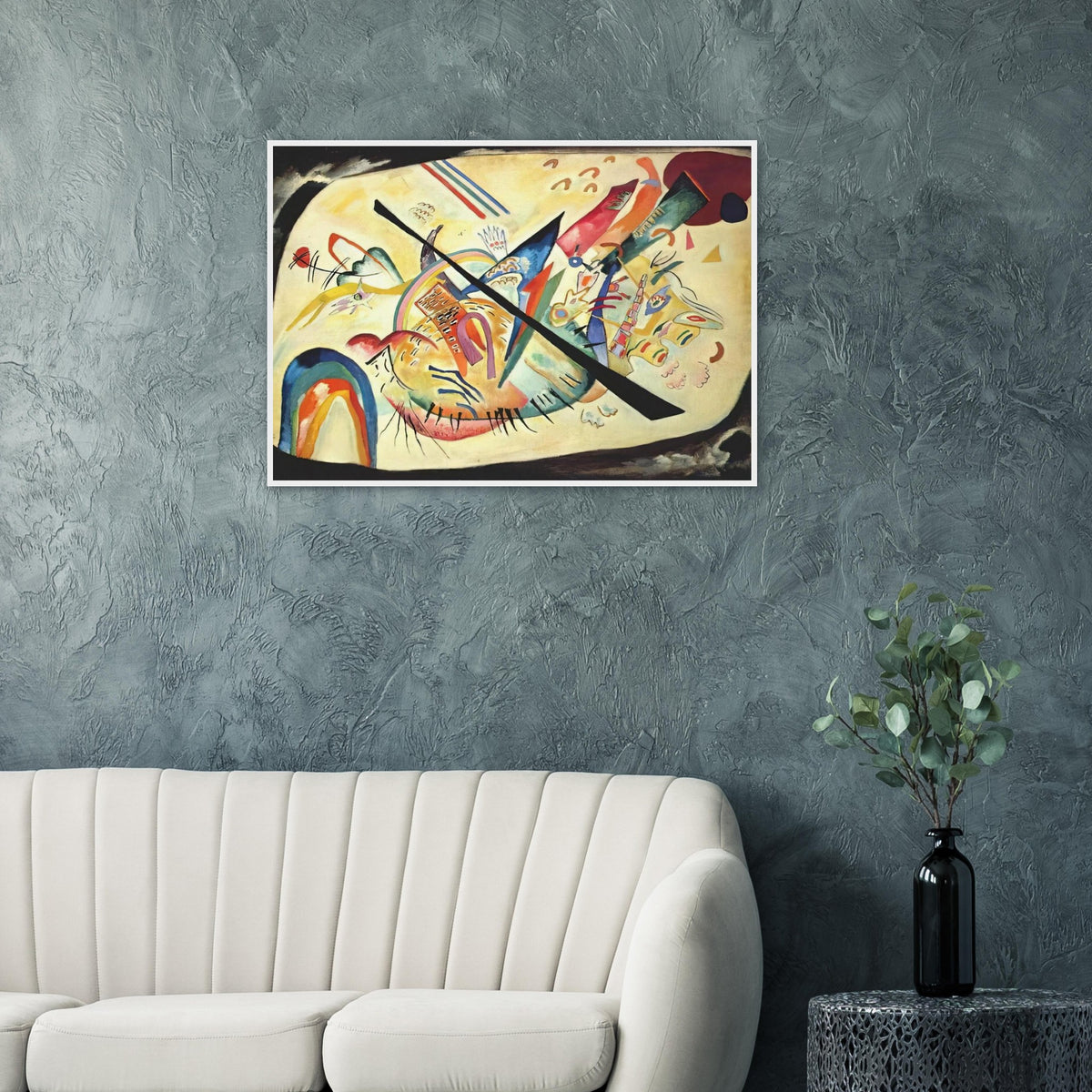 WHITE OVAL 1919 Framed Poster | Wassily Kandinsky Framed Prints Wall Art | Wassily Kandinsky Shop