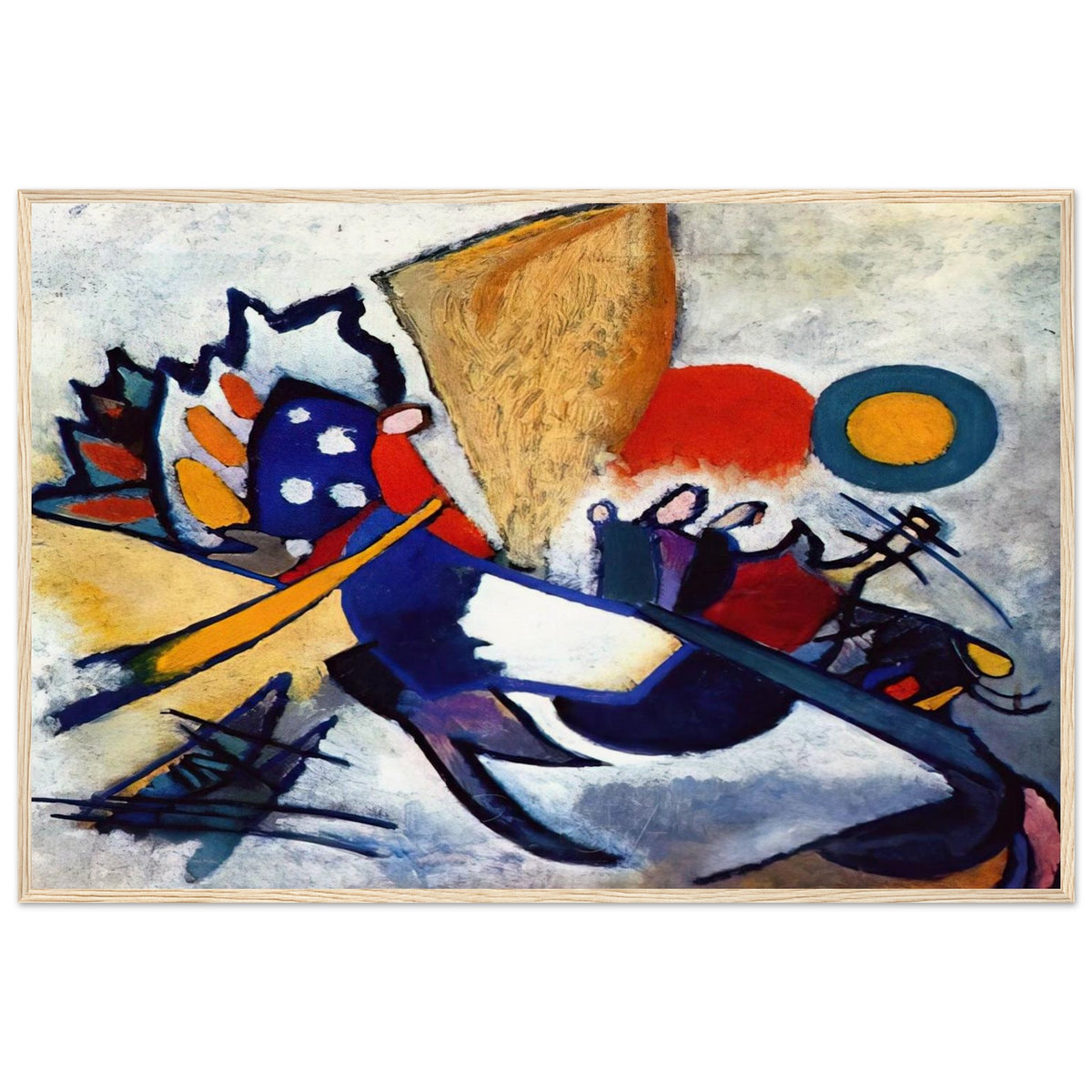 IMPROVISATION 209 1917 Framed Poster | Wassily Kandinsky Framed Prints Wall Art | Wassily Kandinsky Shop