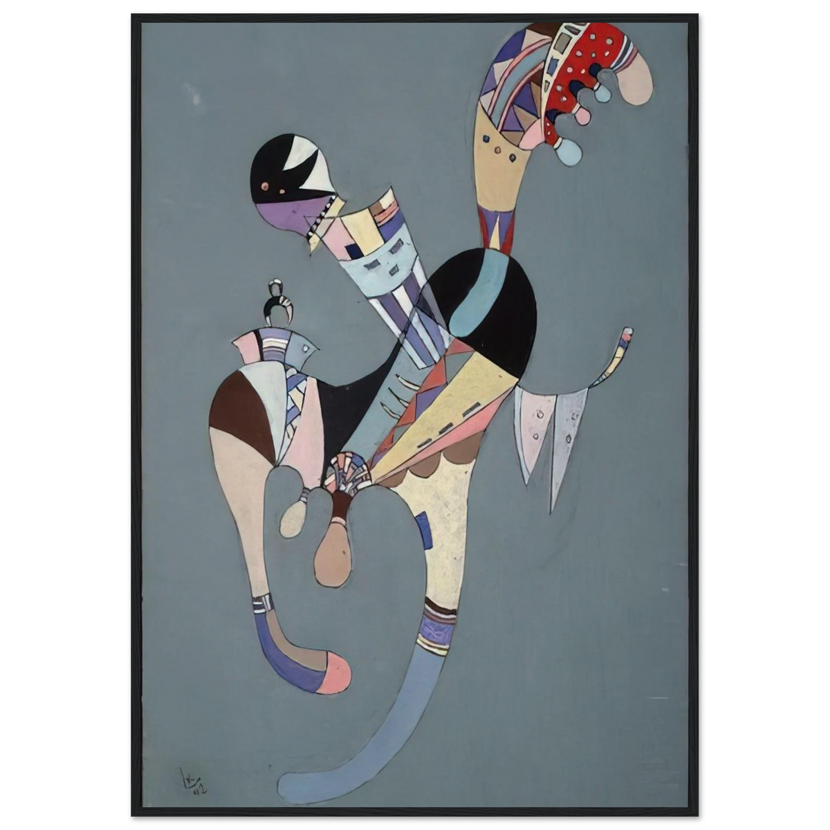 A FLOATING FIGURE 1942 Framed Poster | Wassily Kandinsky Framed Prints Wall Art | Wassily Kandinsky Shop
