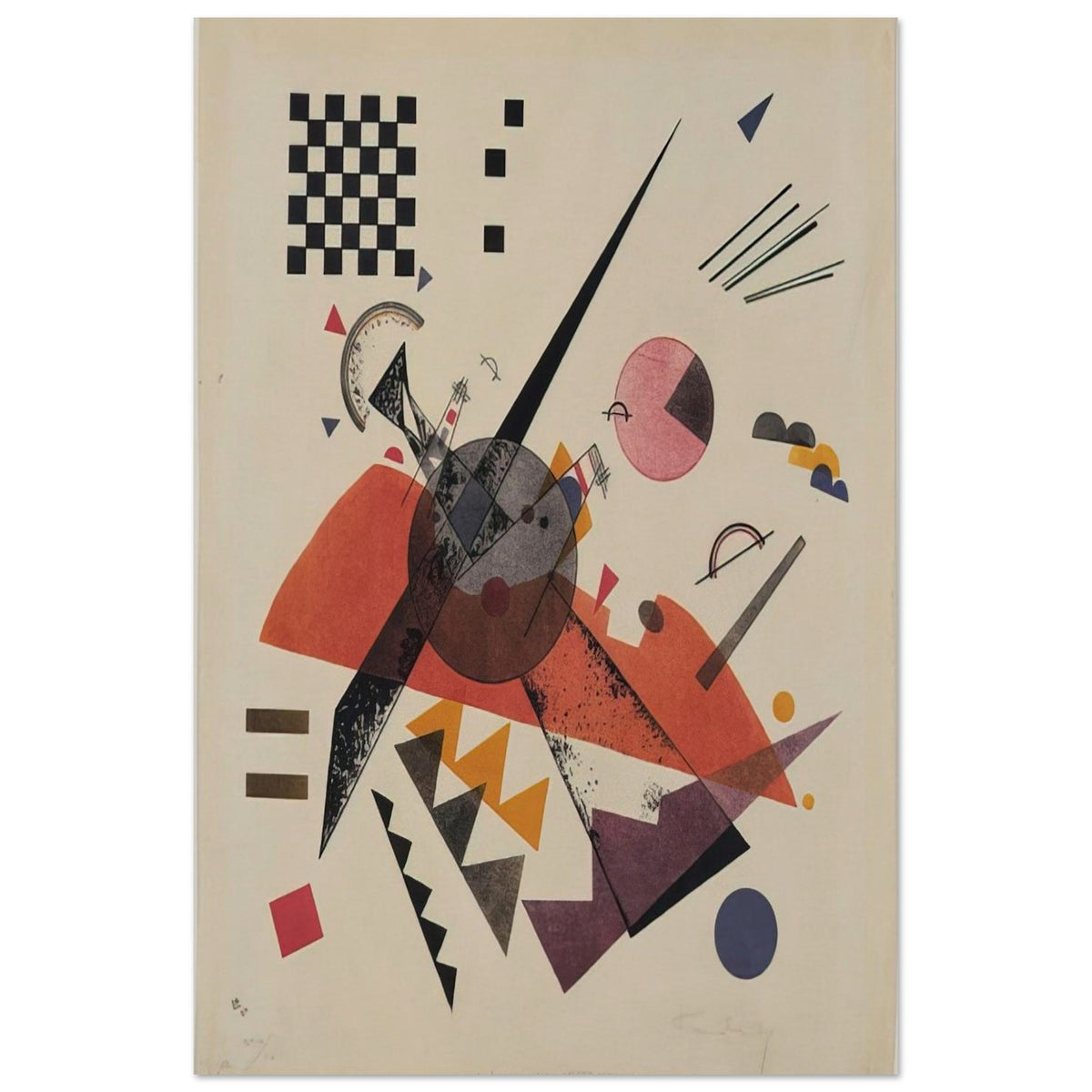 ORANGE 1923 Poster | Wassily Kandinsky Poster | Wassily Kandinsky Shop