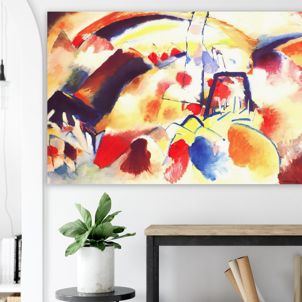LANDSCAPE WITH RED SPOTS 1913 Poster | Wassily Kandinsky Poster | Wassily Kandinsky Shop
