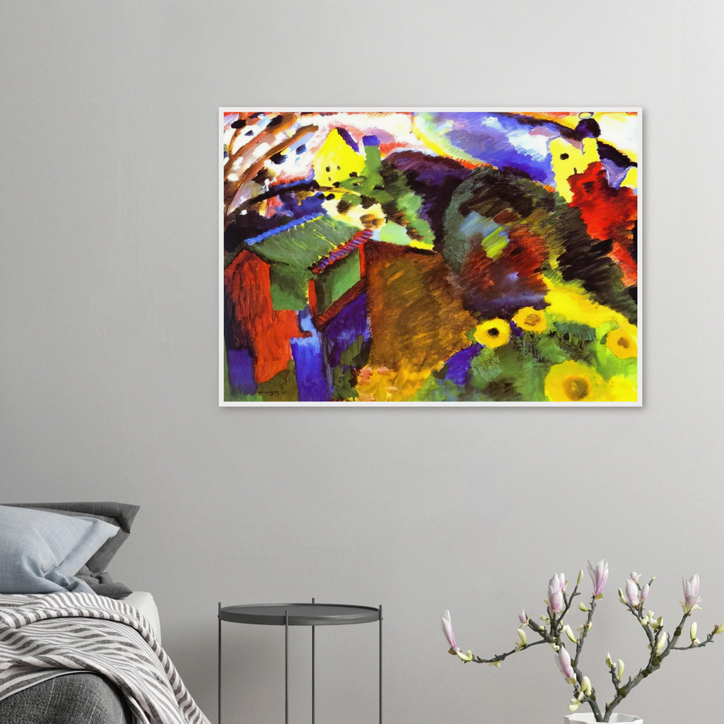MURNAU GARDEN 1910 Framed Poster | Wassily Kandinsky Framed Prints Wall Art | Wassily Kandinsky Shop