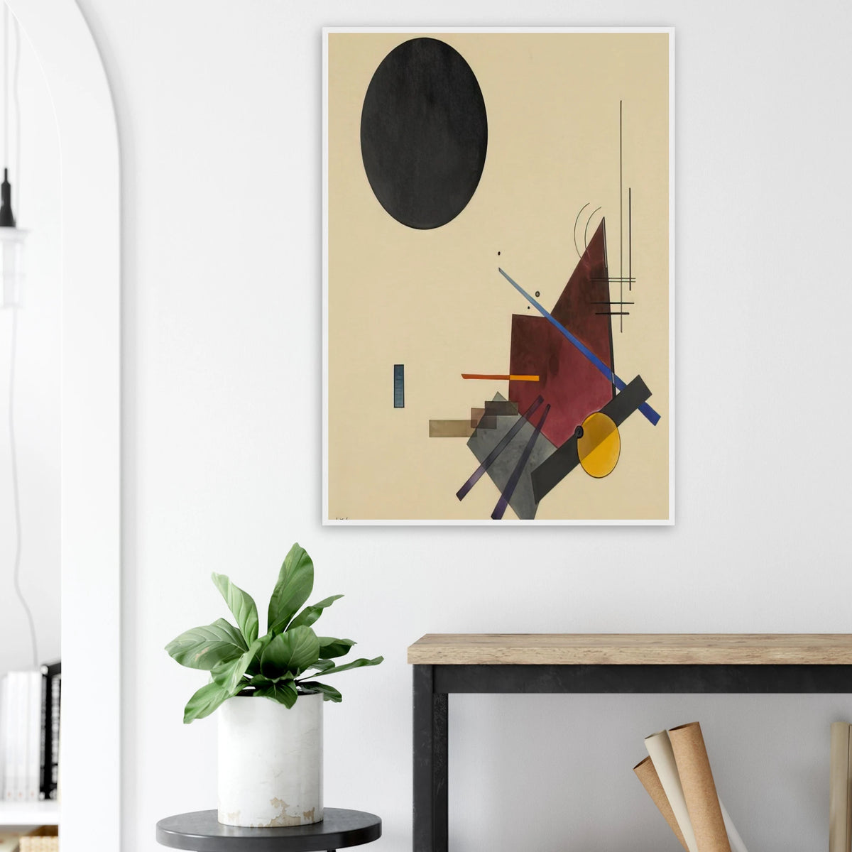 BLACK RELATIONSHIP 1924 Framed Poster | Wassily Kandinsky Framed Prints Wall Art | Wassily Kandinsky Shop
