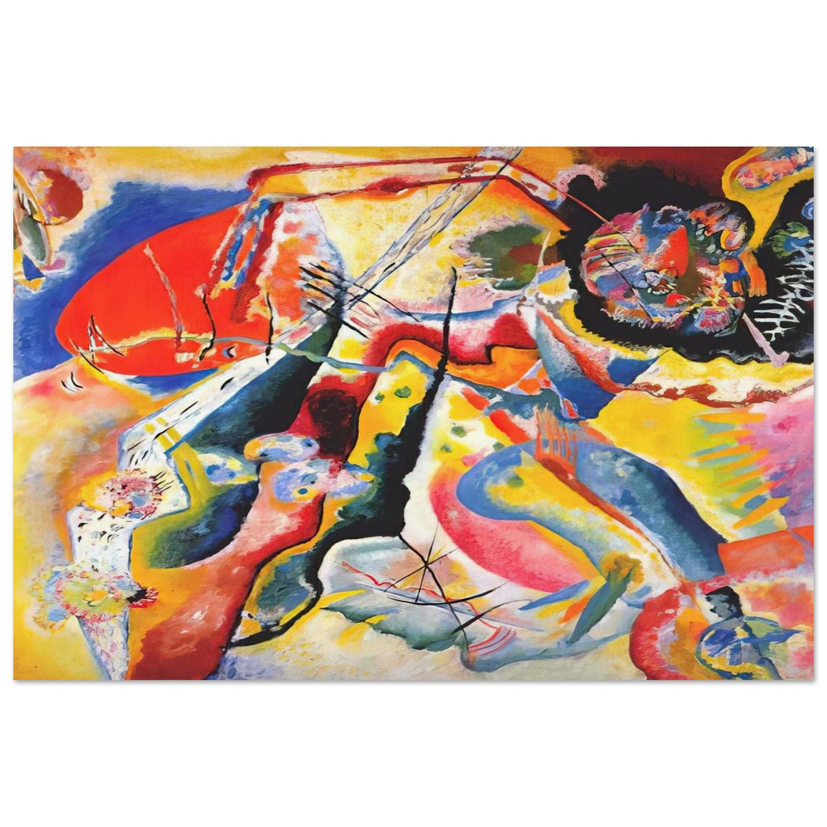 PAINTING WITH RED SPOT 1914 Poster | Wassily Kandinsky Poster | Wassily Kandinsky Shop