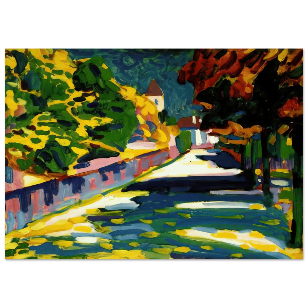 AUTUMN IN BAVARIA 1908 Poster | Wassily Kandinsky Poster | Wassily Kandinsky Shop