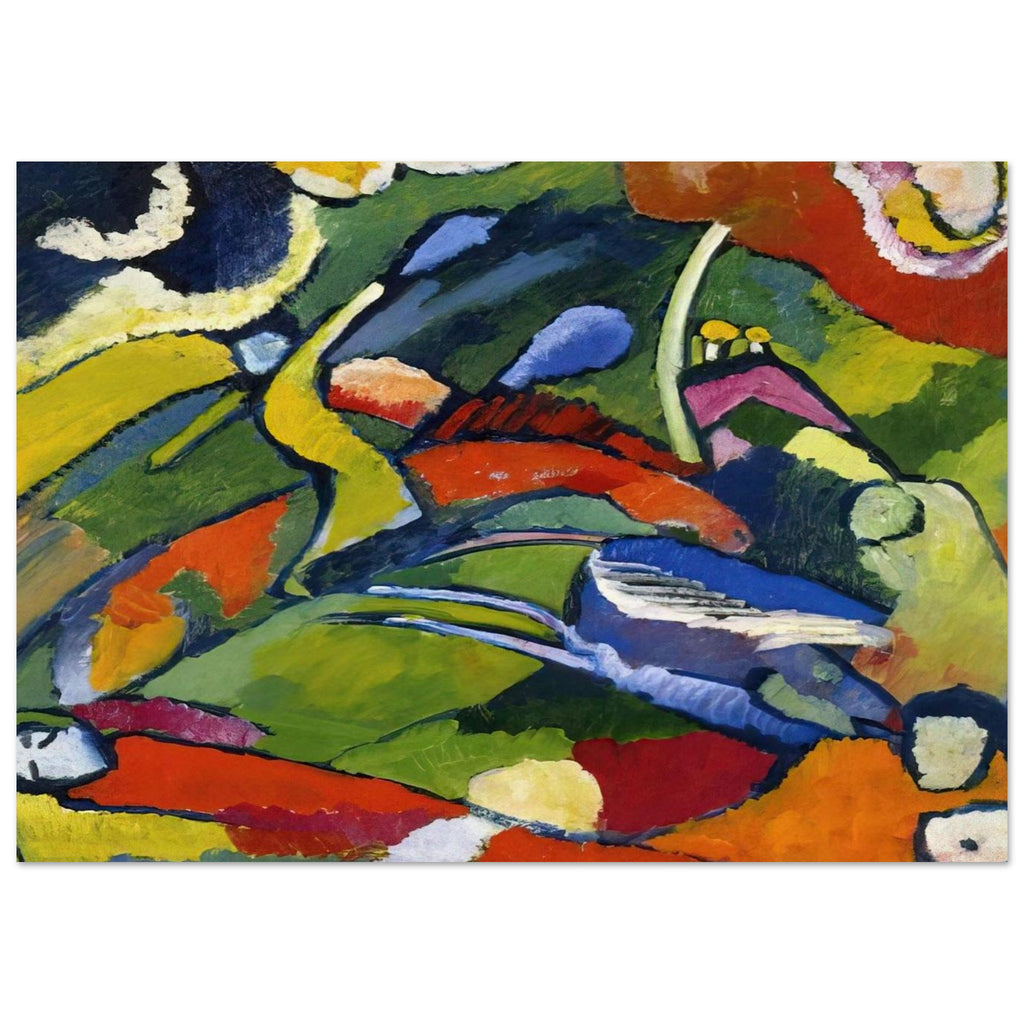 TWO RIDERS AND RECLINING FIGURE Poster | Wassily Kandinsky Poster | Wassily Kandinsky Shop