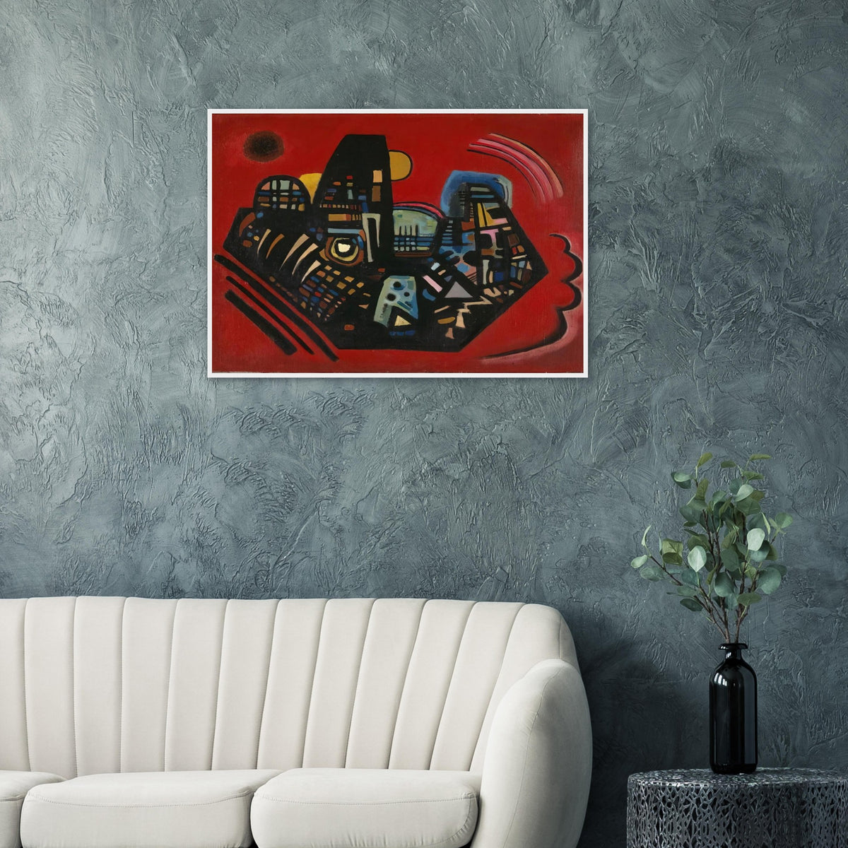 BLACK RED 1928 Framed Poster | Wassily Kandinsky Framed Prints Wall Art | Wassily Kandinsky Shop