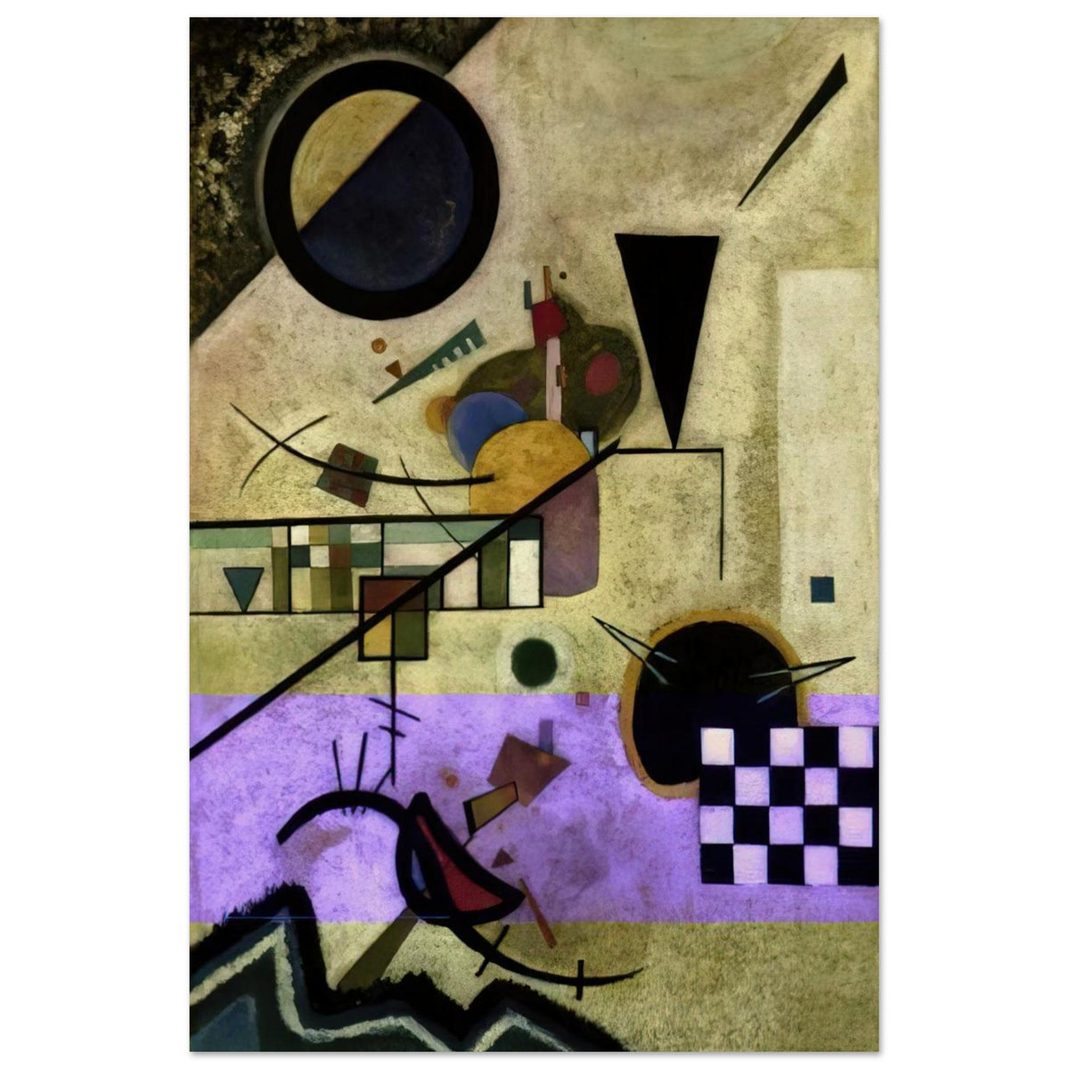 CONTRASTING SOUNDS 1924 Poster | Wassily Kandinsky Poster | Wassily Kandinsky Shop