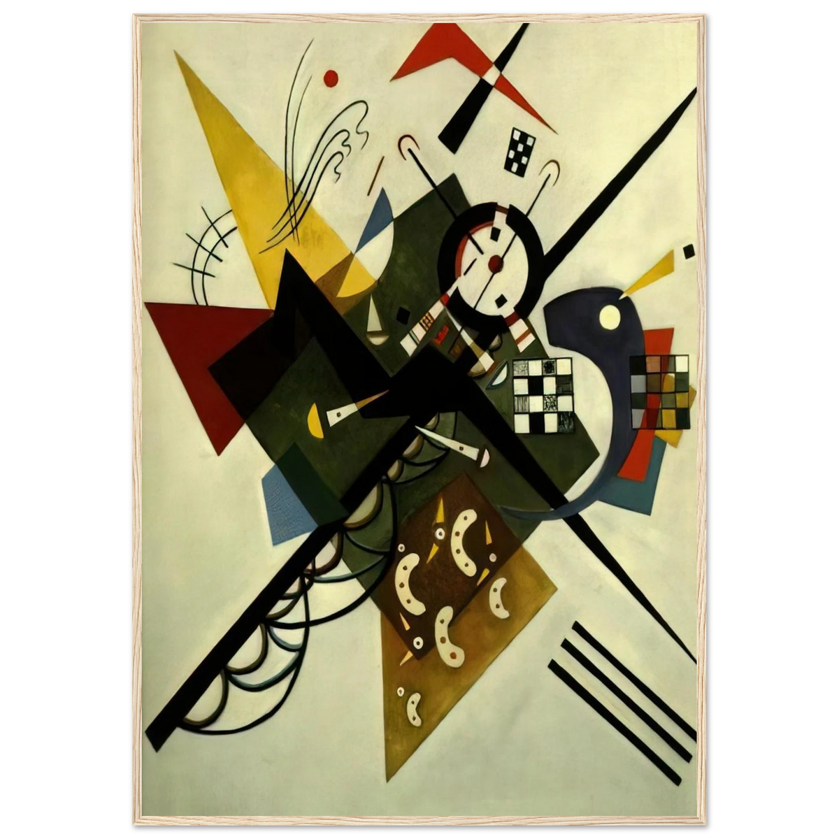 ON WHITE II 1923 Framed Poster | Wassily Kandinsky Framed Prints Wall Art | Wassily Kandinsky Shop