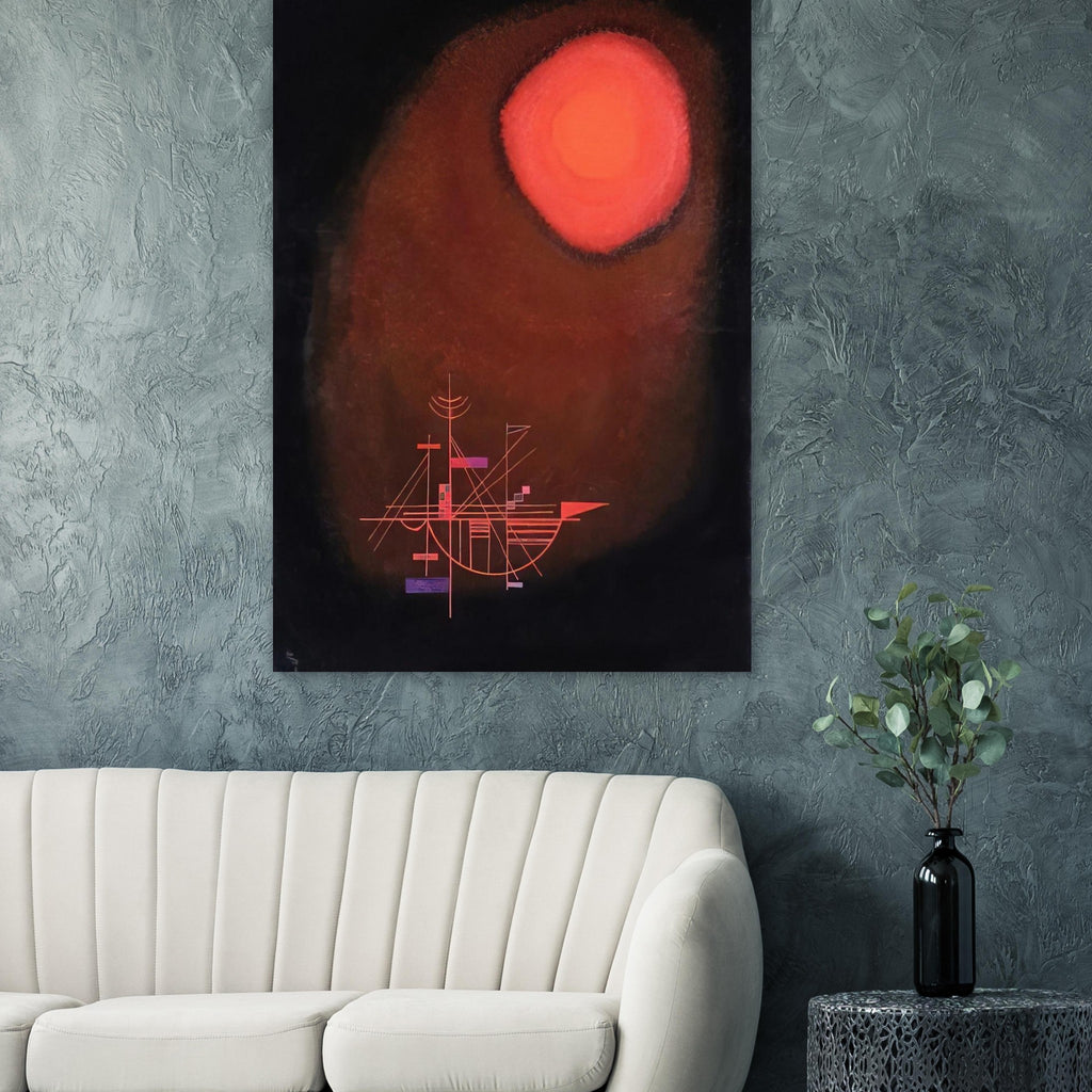 RED SUN AND SHIP Poster | Wassily Kandinsky Poster | Wassily Kandinsky Shop