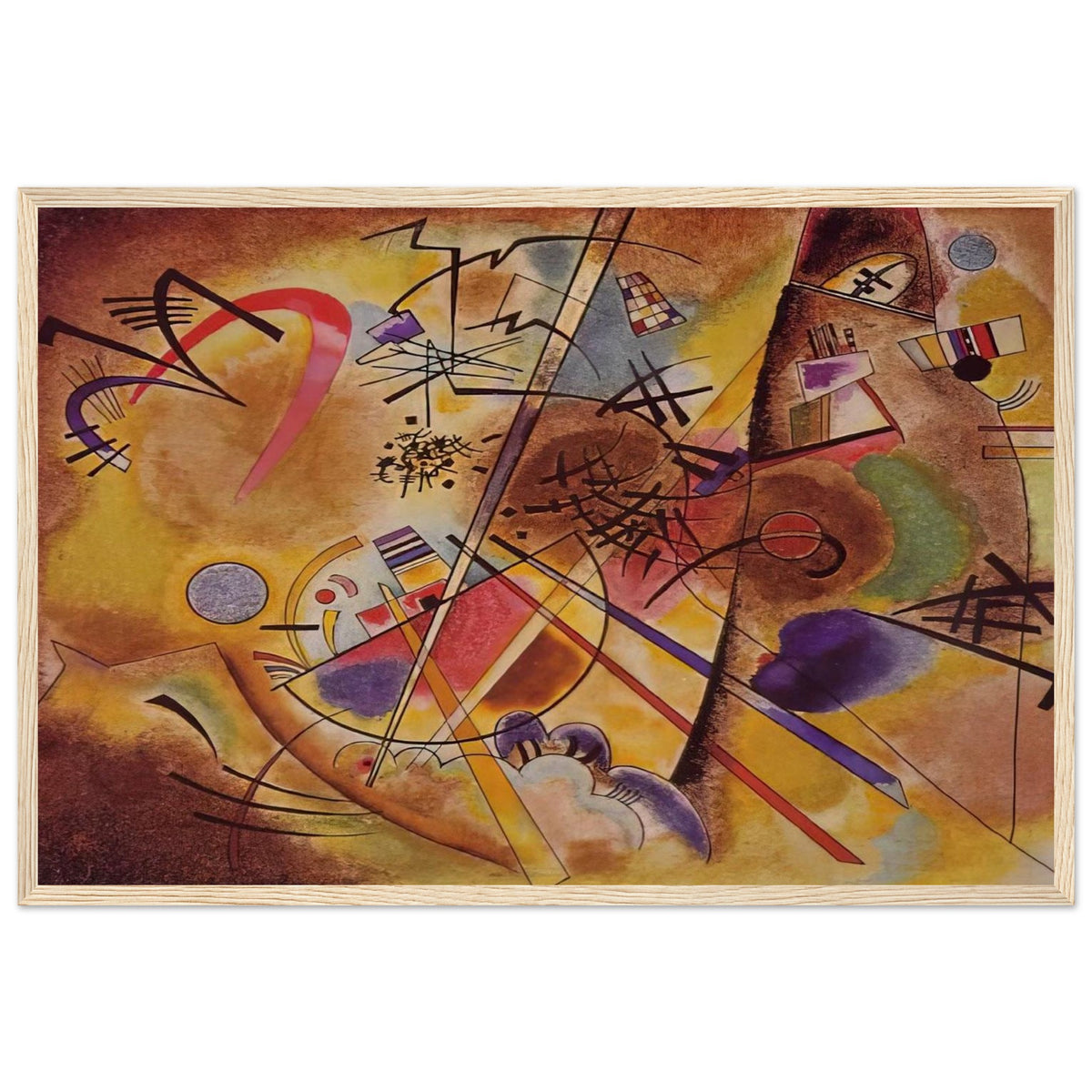 SMALL DREAM IN RED 1925 Framed Poster | Wassily Kandinsky Framed Prints Wall Art | Wassily Kandinsky Shop