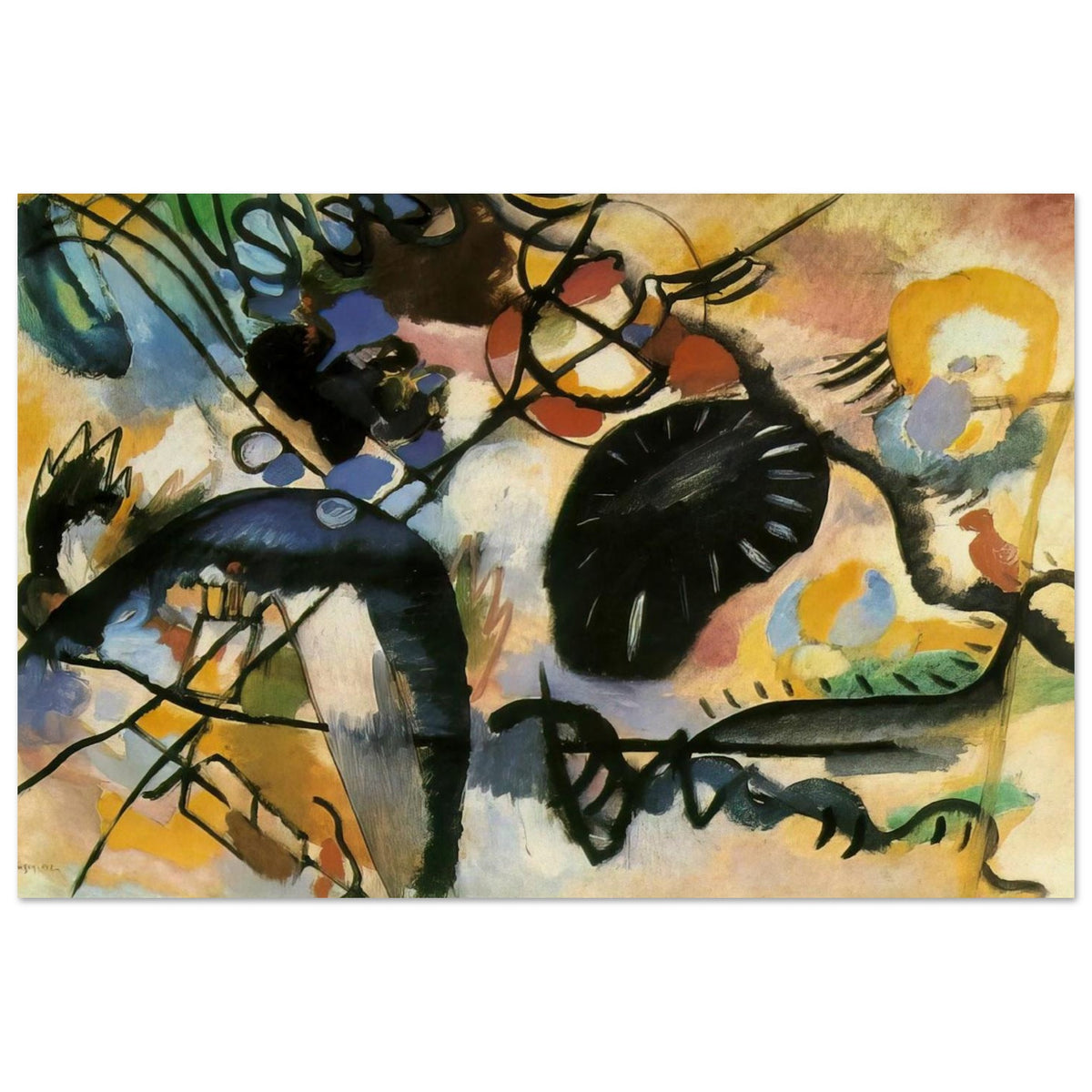 BLACK SPOT 1912 Poster | Wassily Kandinsky Poster | Wassily Kandinsky Shop