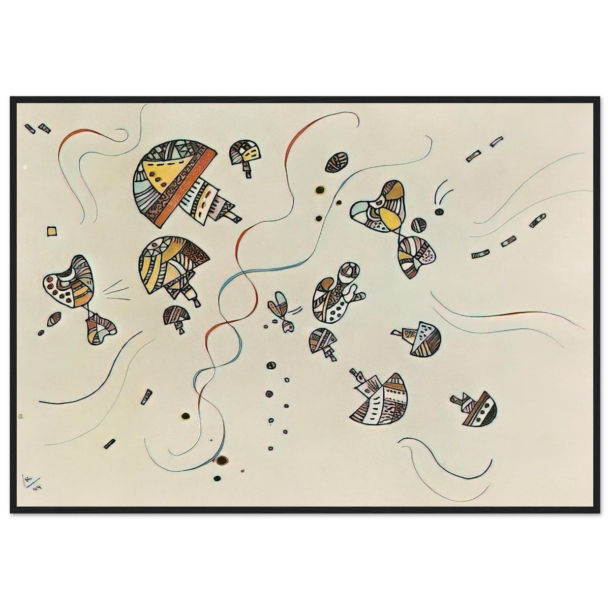 LAST WATERCOLOUR 1944 Framed Poster | Wassily Kandinsky Framed Prints Wall Art | Wassily Kandinsky Shop