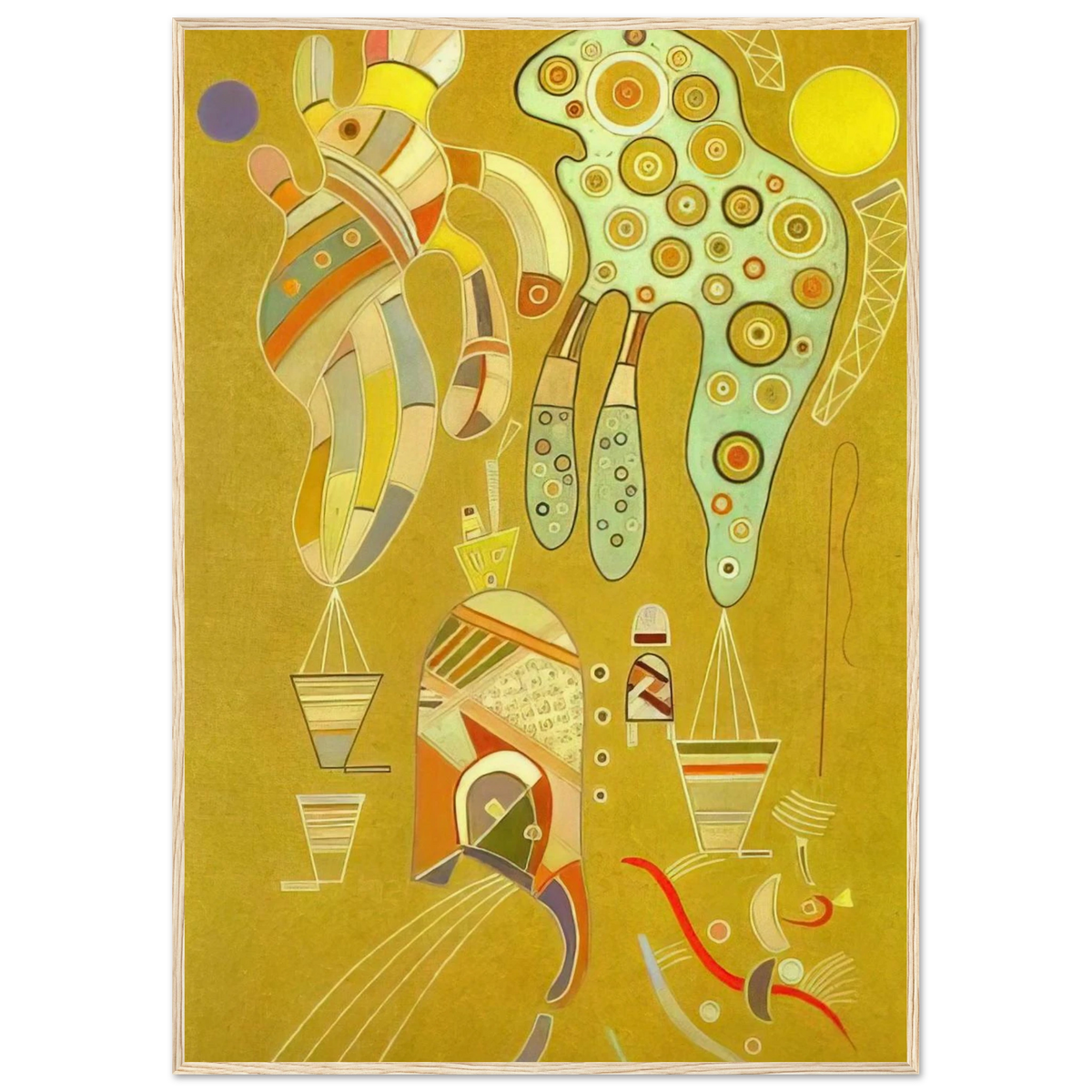 UNTITLED 1941 Framed Poster | Wassily Kandinsky Framed Prints Wall Art | Wassily Kandinsky Shop