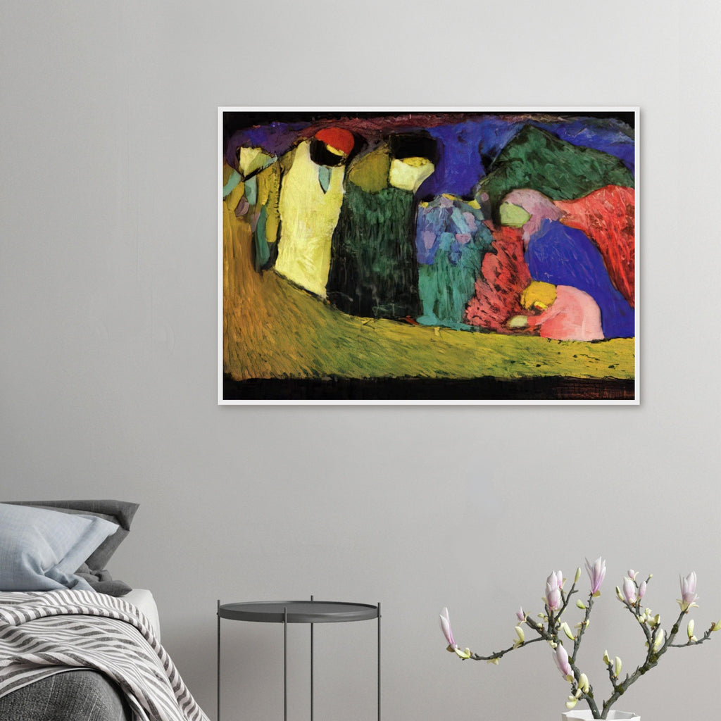 ENCOUNTER 1908 Framed Poster | Wassily Kandinsky Framed Prints Wall Art | Wassily Kandinsky Shop