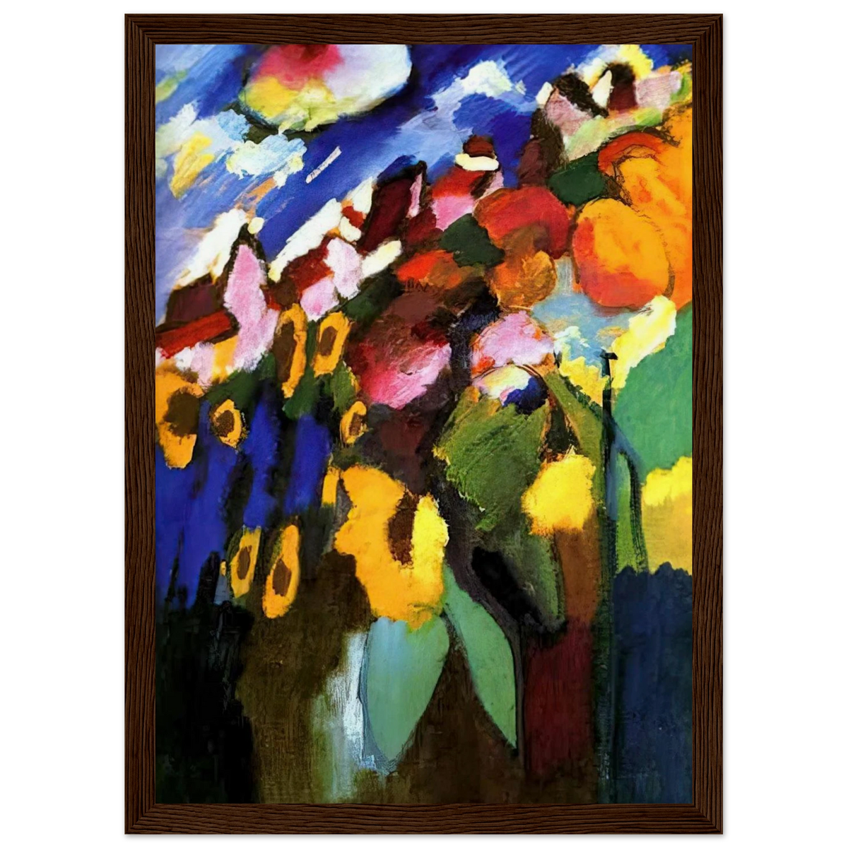 MURNAU GARDEN 1909 Framed Poster | Wassily Kandinsky Framed Prints Wall Art | Wassily Kandinsky Shop