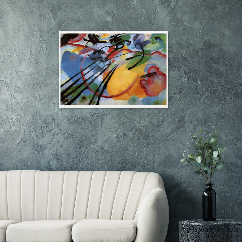 IMPROVISATION 26 ROWING 1912 Framed Poster | Wassily Kandinsky Framed Prints Wall Art | Wassily Kandinsky Shop