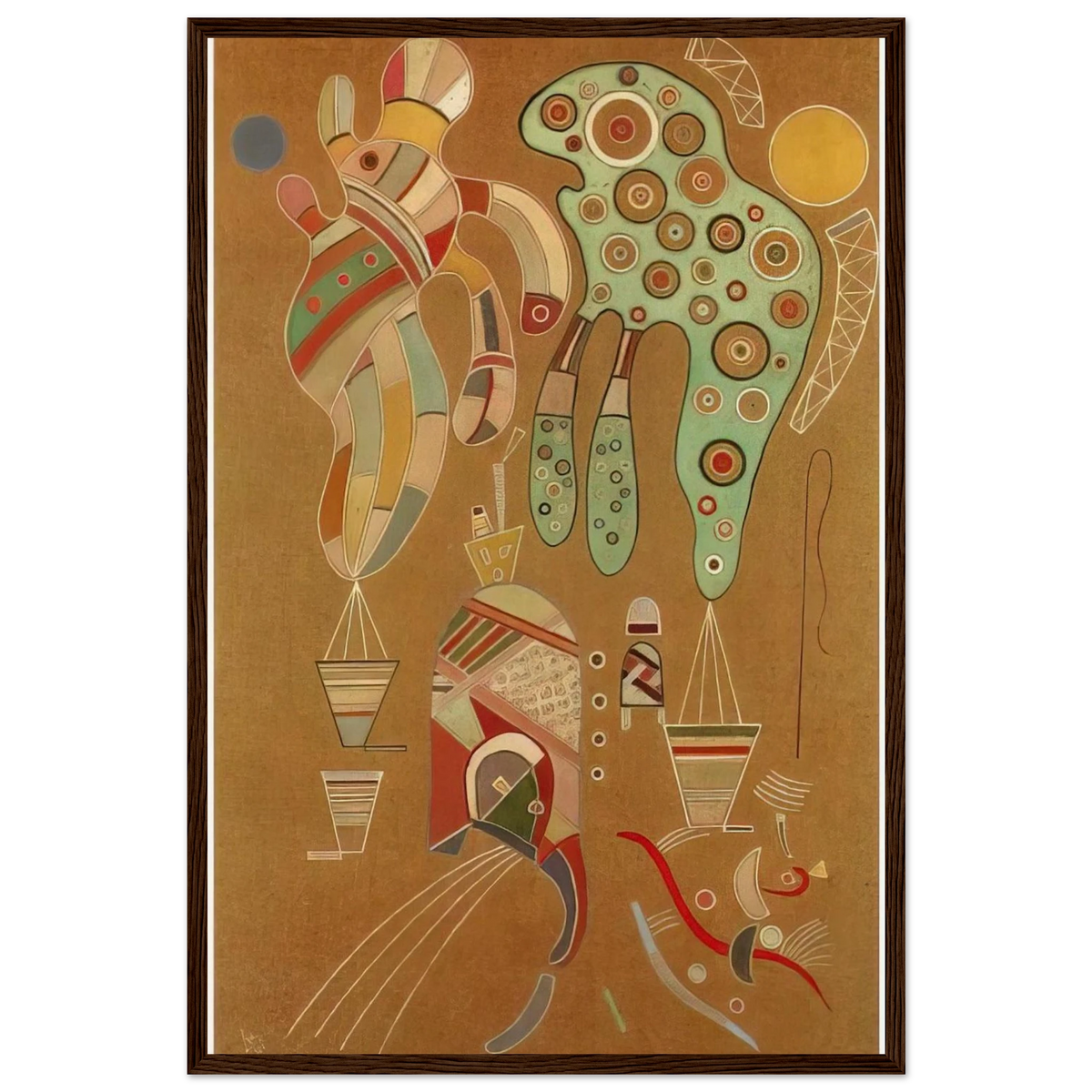 UNTITLED 1941 1 Framed Poster | Wassily Kandinsky Framed Prints Wall Art | Wassily Kandinsky Shop