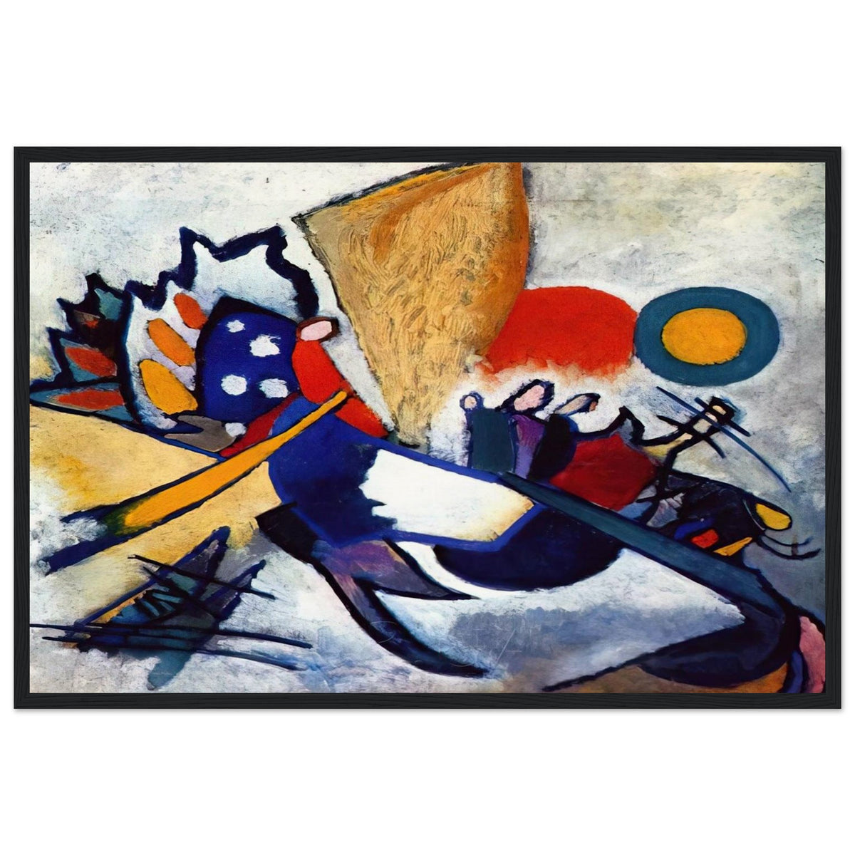 IMPROVISATION 209 1917 Framed Poster | Wassily Kandinsky Framed Prints Wall Art | Wassily Kandinsky Shop