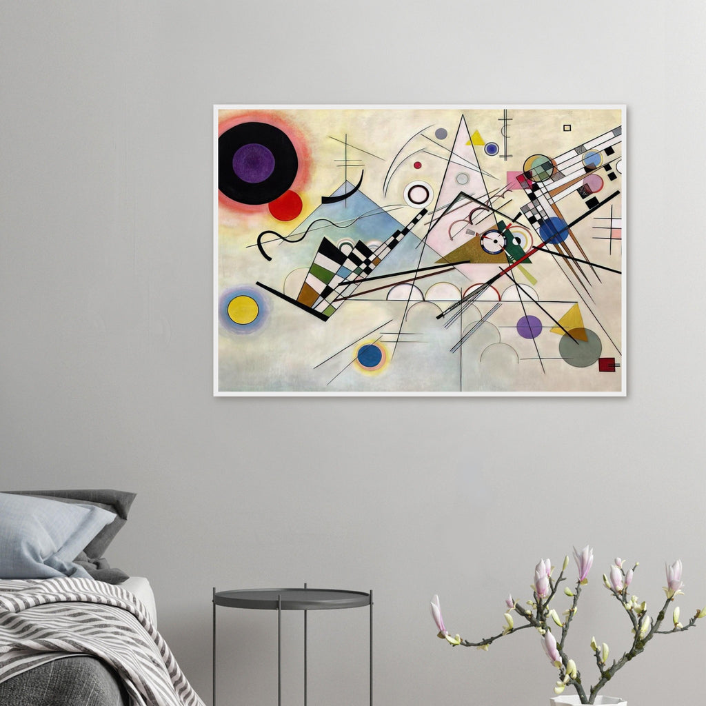 COMPOSITION 8 1923 Framed Poster | Wassily Kandinsky Framed Prints Wall Art | Wassily Kandinsky Shop