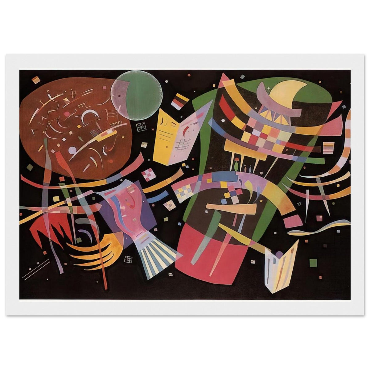 COMPOSITION X 1939 Framed Poster | Wassily Kandinsky Framed Prints Wall Art | Wassily Kandinsky Shop