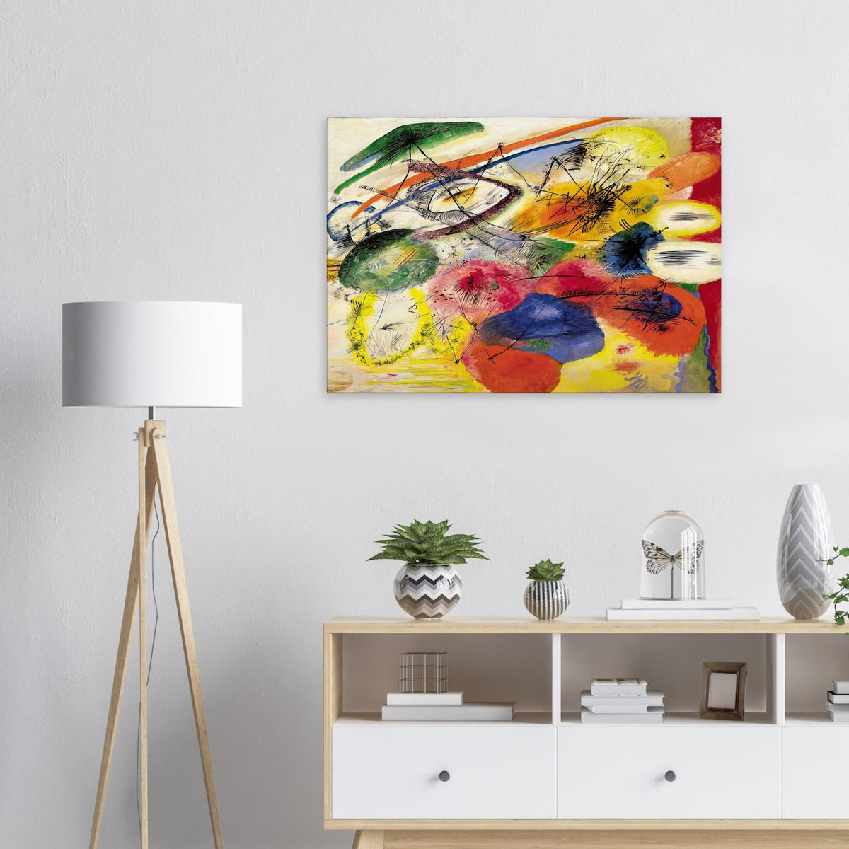 BLACK STROKES I 1913 Canvas | Wassily Kandinsky Canvas | Wassily Kandinsky Shop