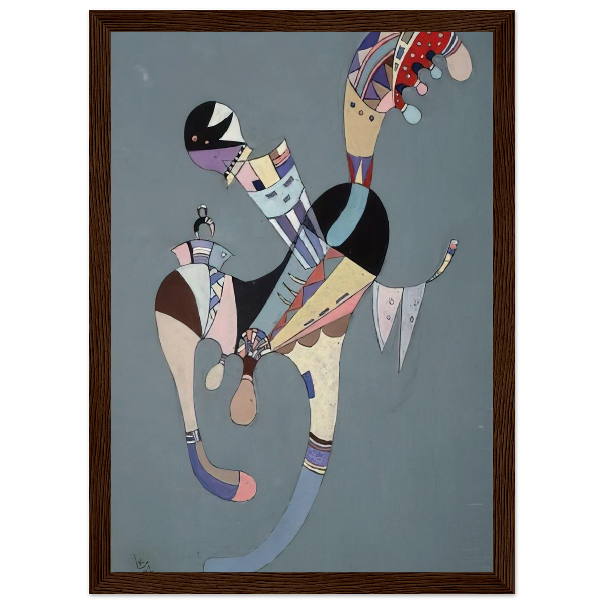 A FLOATING FIGURE 1942 Framed Poster | Wassily Kandinsky Framed Prints Wall Art | Wassily Kandinsky Shop