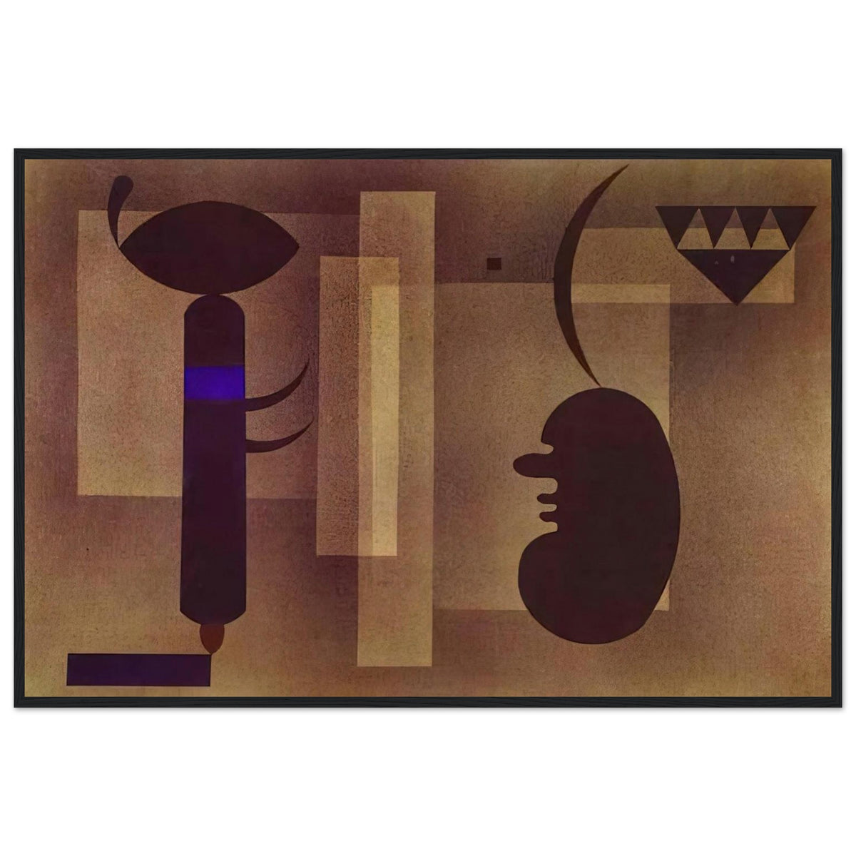 GLOOMY SITUATION 1933 Framed Poster | Wassily Kandinsky Framed Prints Wall Art | Wassily Kandinsky Shop
