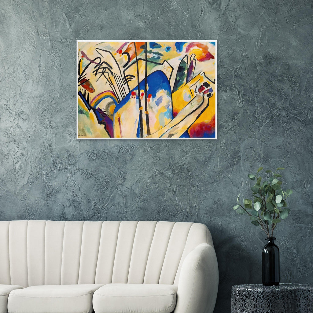 COMPOSITION IV 1911 Framed Poster | Wassily Kandinsky Framed Prints Wall Art | Wassily Kandinsky Shop