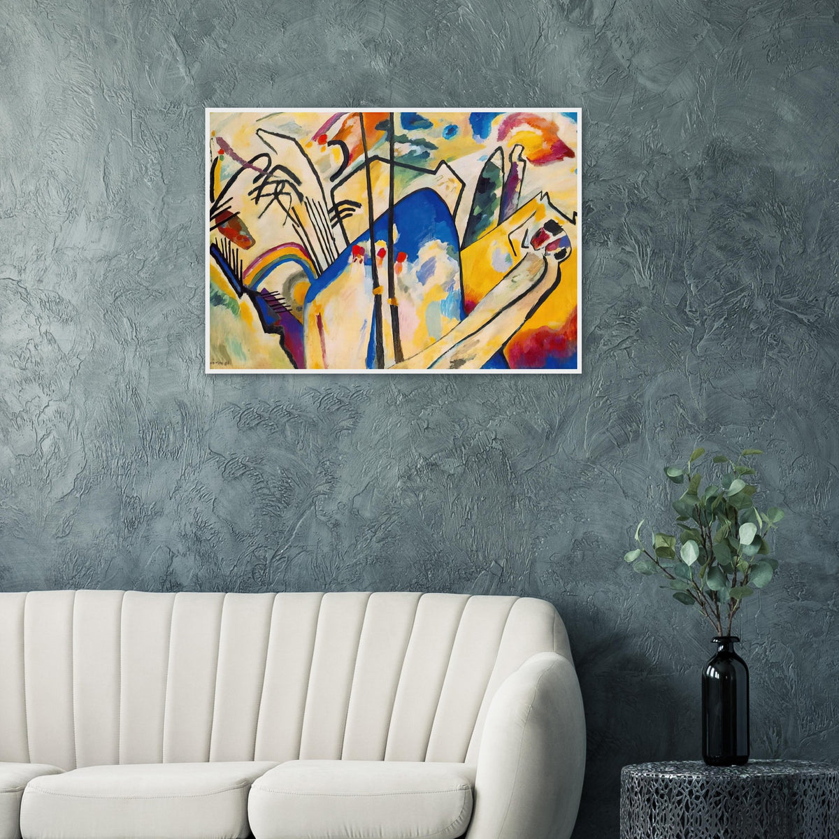 COMPOSITION IV 1911 Framed Poster | Wassily Kandinsky Framed Prints Wall Art | Wassily Kandinsky Shop