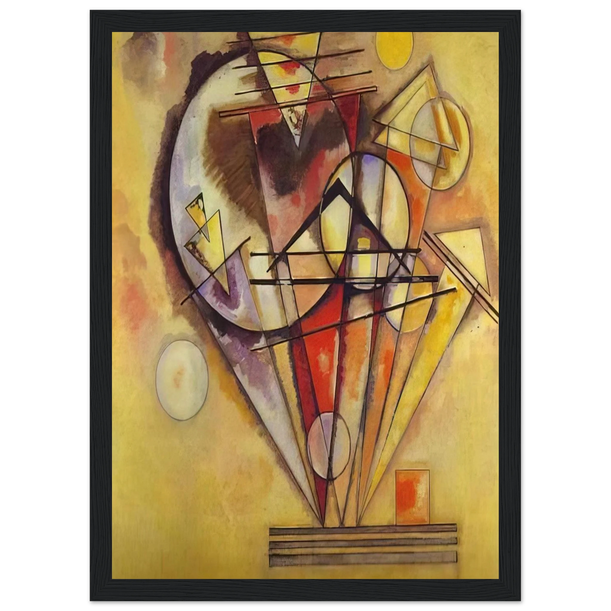 ON THE POINTS 1928 Framed Poster | Wassily Kandinsky Framed Prints Wall Art | Wassily Kandinsky Shop
