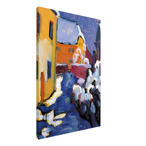 CEMETERY AND VICARAGE IN KOCHEL 1909 Canvas | Wassily Kandinsky Canvas | Wassily Kandinsky Shop