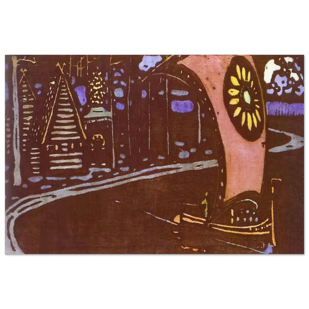 THE GOLDEN SAIL 1903 Poster | Wassily Kandinsky Poster | Wassily Kandinsky Shop